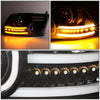 LED DRL Halo Projector Headlights<br>10-18 Ram 1500-3500, 2009 Dodge Ram 1500