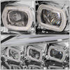 LED DRL Halo Sequential Projector Headlights<br>18-21 Freightliner Cascadia