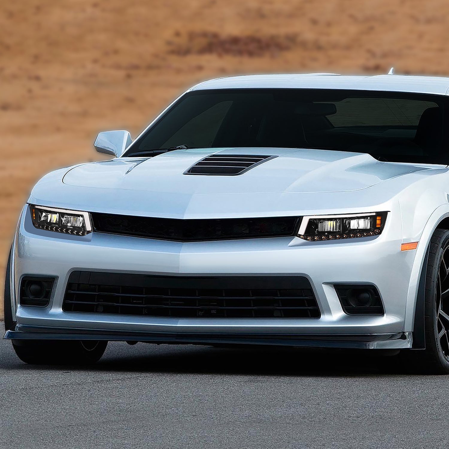 LED DRL Sequential Headlights<br>14-15 Chevrolet Camaro