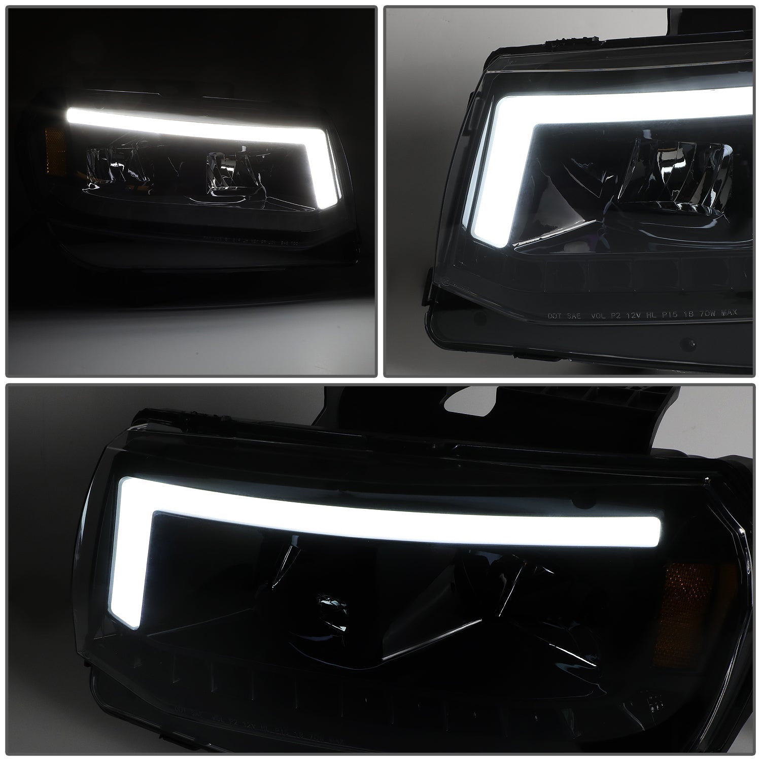 LED DRL Sequential Headlights<br>14-15 Chevrolet Camaro