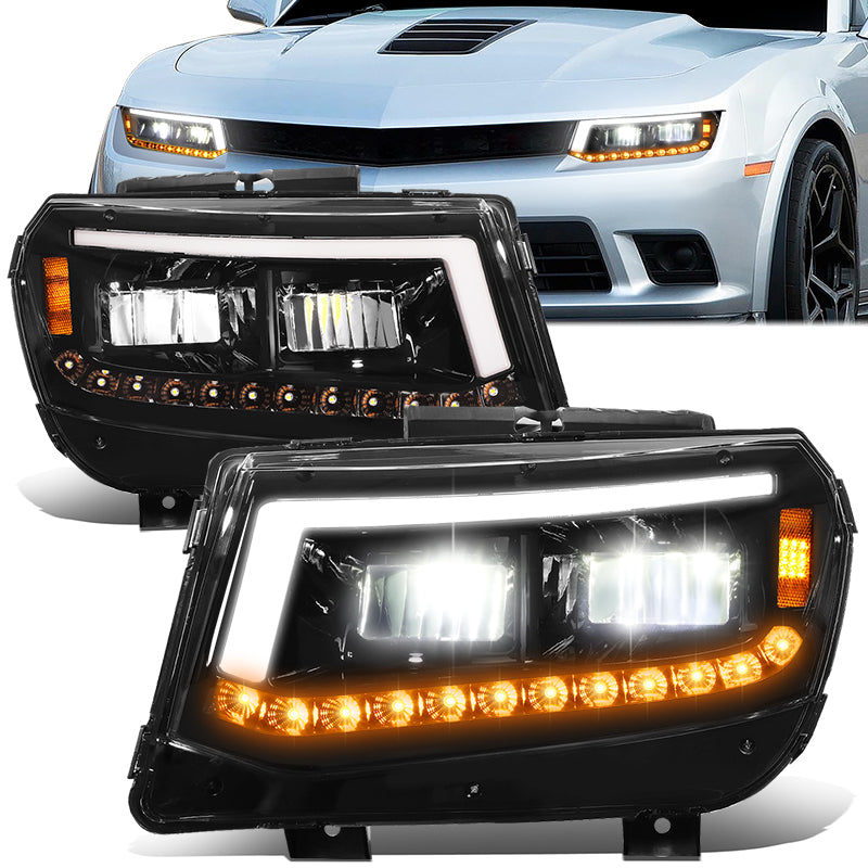 LED DRL Sequential Headlights<br>14-15 Chevrolet Camaro