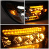 LED DRL Halo Projector Headlights<br>10-20 Peterbilt 337 348