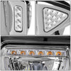 LED DRL Halo Headlights<br>81-88 Peterbilt 359, 87-07 379, 08-21 389