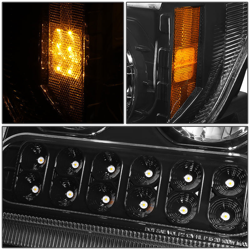 LED DRL Halo Sequential Headlights<br>19-22 Kenworth W990