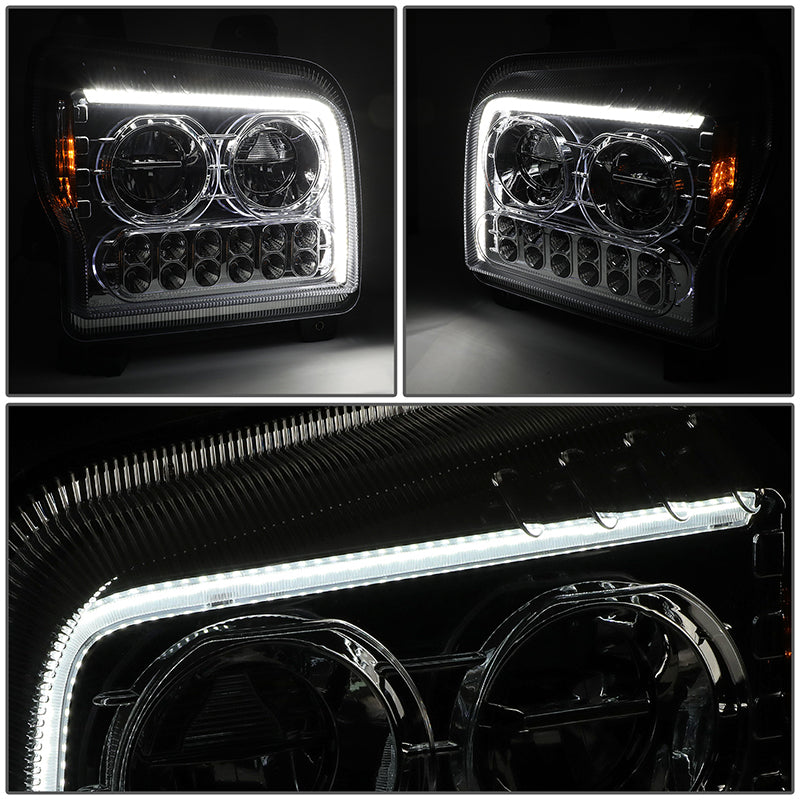 LED DRL Halo Sequential Headlights<br>19-22 Kenworth W990