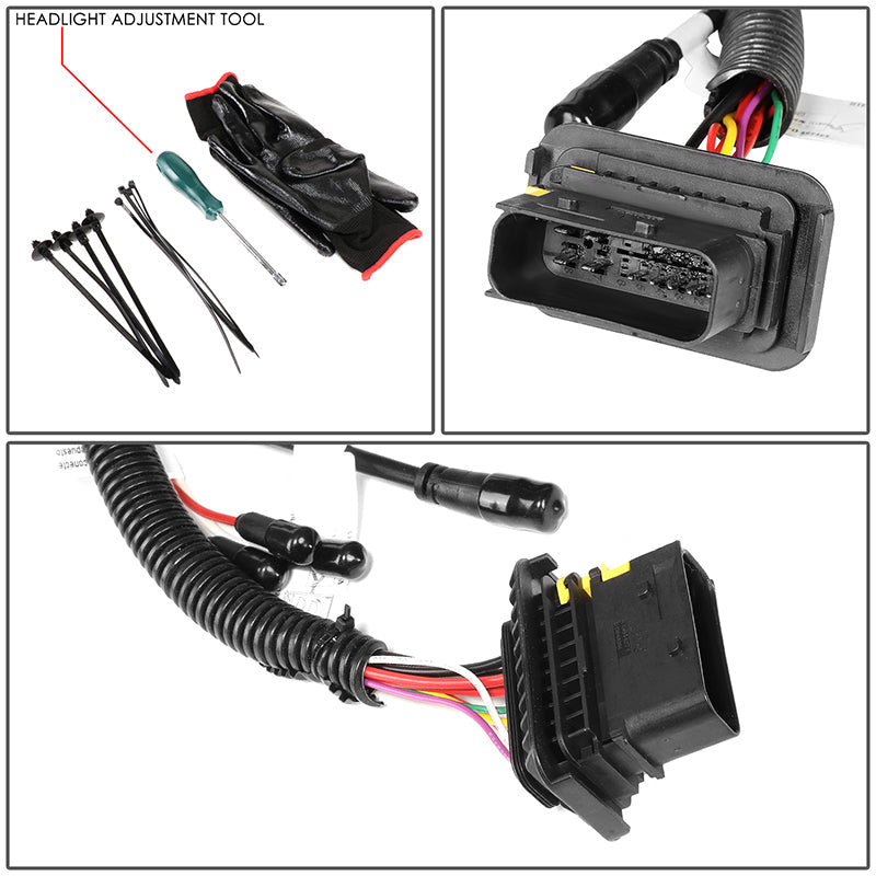 LED DRL Sequential Headlights<br>18-21 Volvo VNL VNR