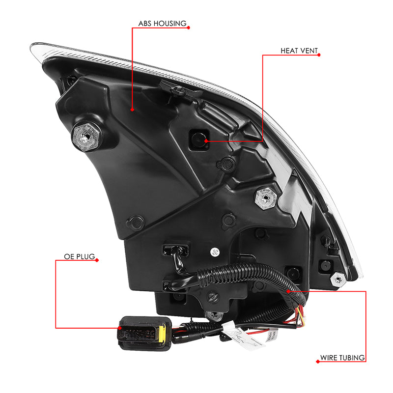 LED DRL Sequential Headlights<br>18-21 Volvo VNL VNR