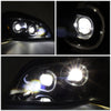 LED DRL Sequential Projector Headlights<br>08-17 Freightliner Cascadia