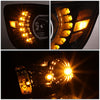 LED DRL Halo Sequential Headlights<br>06-17 Hino 338 268 258