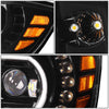 LED DRL Halo Sequential Headlights<br>06-17 Hino 338 268 258