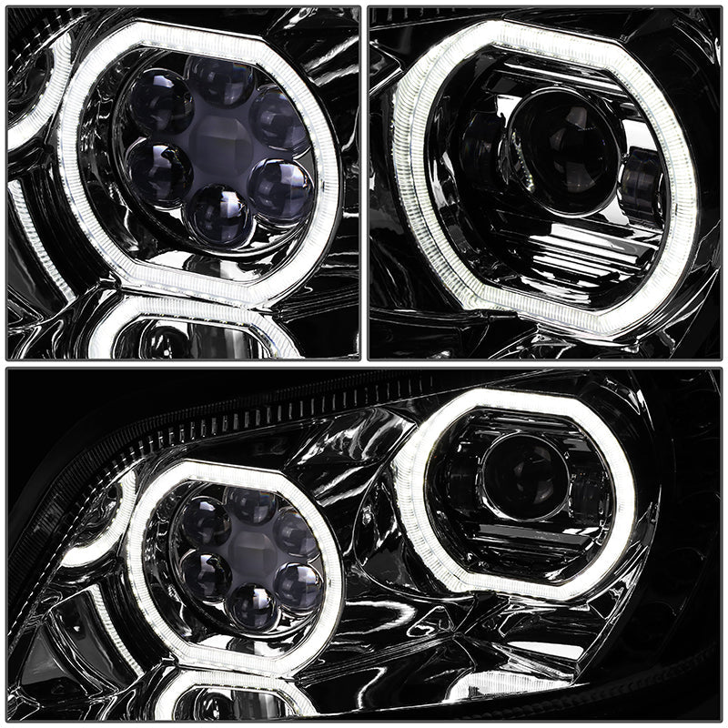 LED DRL Halo Sequential Headlights<br>06-17 Hino 338 268 258