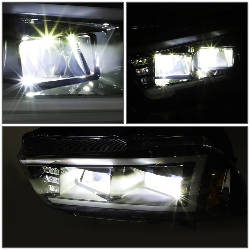 LED DRL Sequential Projector Headlights<br>11-14 Dodge Charger