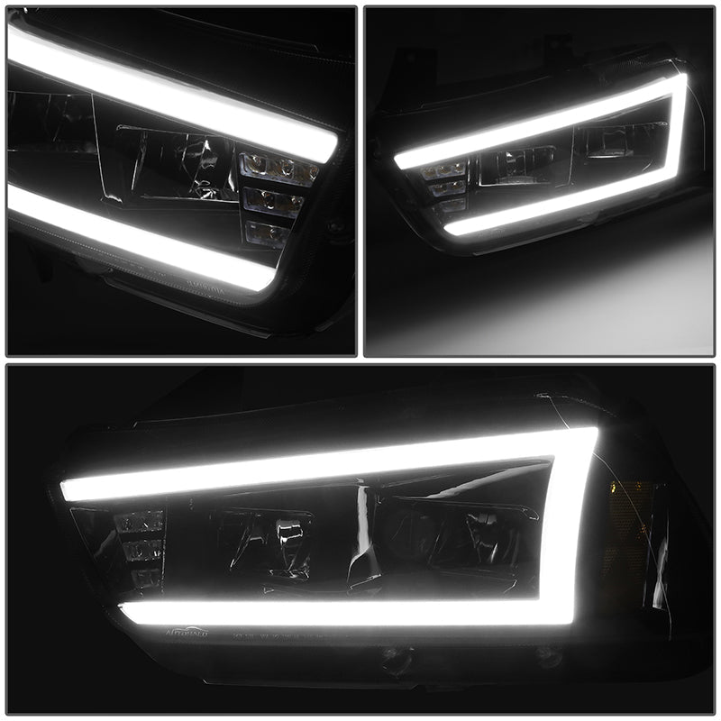 LED DRL Sequential Projector Headlights<br>11-14 Dodge Charger