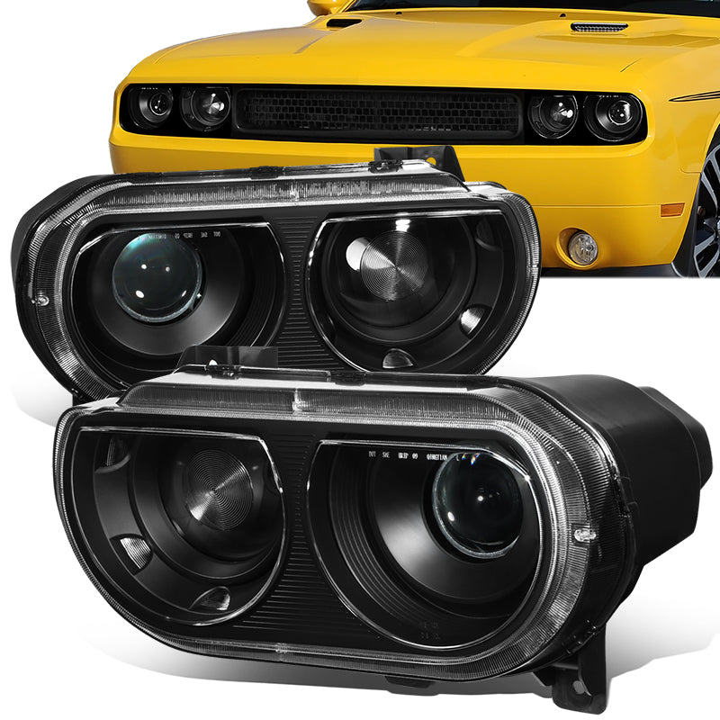 Projector Headlights<br>08-14 Dodge Challenger