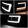 LED DRL Sequential Headlights<br>07-13 Chevy Avalanche Tahoe Suburban 1500 2500