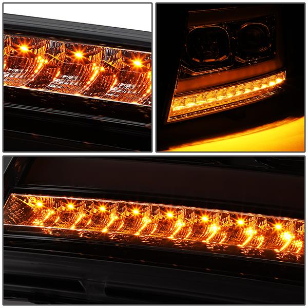 LED DRL Sequential Headlights<br>07-13 Chevy Avalanche Tahoe Suburban 1500 2500