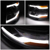 LED DRL Projector Headlights<br>07-13 Chevy Silverado 1500-3500/ HD