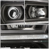 LED DRL Projector Headlights<br>02-09 Chevy Trailblazer