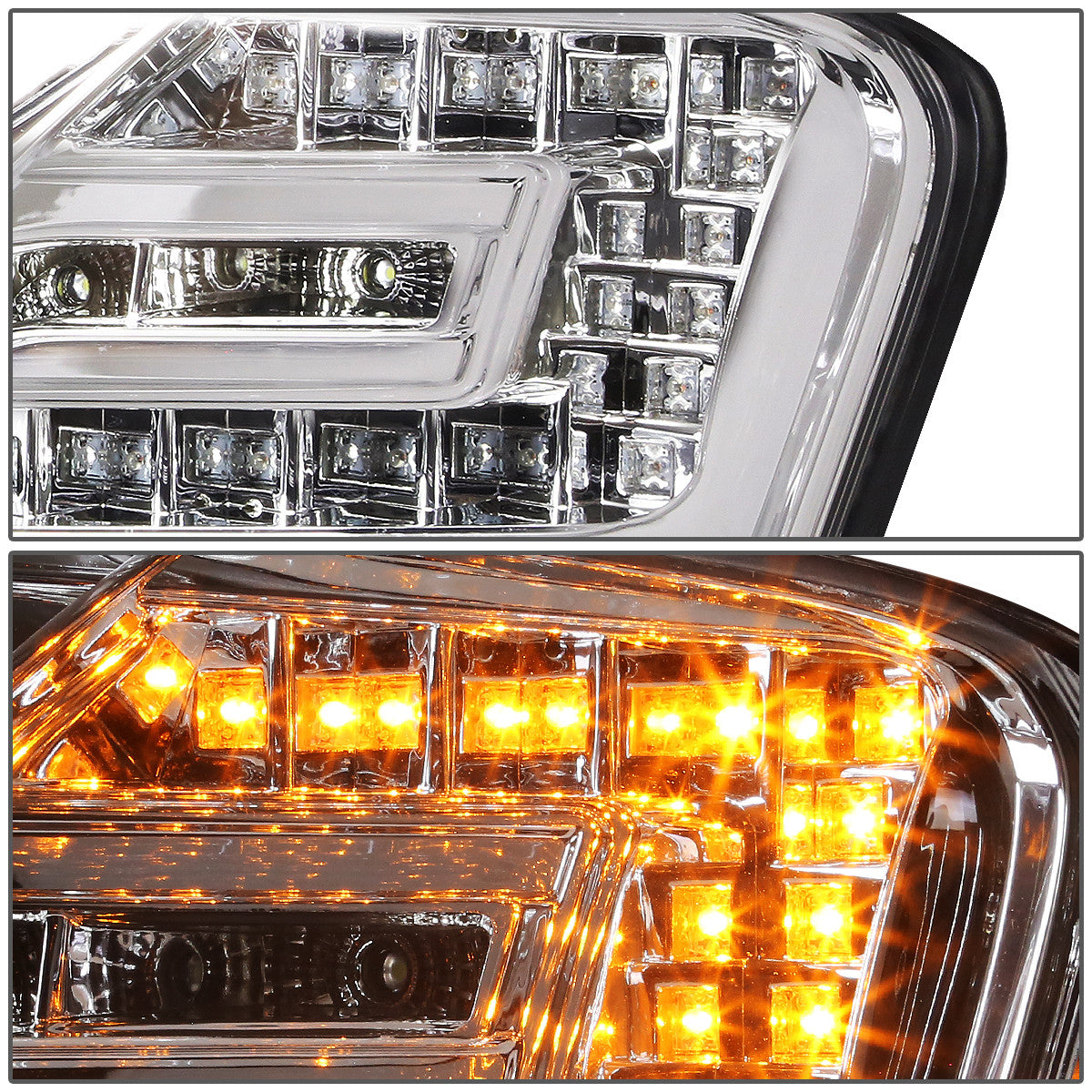 LED DRL Projector Headlights<br>05-08 Audi A4, 06-08 S4