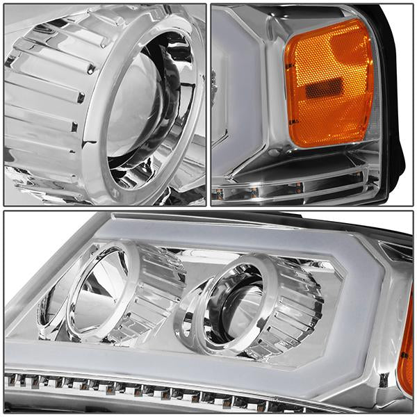 LED DRL Sequential Headlights<br>04-08 Ford F-150, 06-08 Lincoln Mark LT