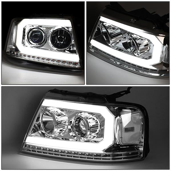 LED DRL Sequential Headlights<br>04-08 Ford F-150, 06-08 Lincoln Mark LT