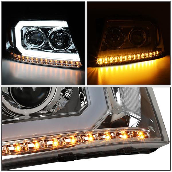 LED DRL Sequential Headlights<br>04-08 Ford F-150, 06-08 Lincoln Mark LT