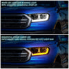 LED DRL Sequential Switchback Projector Headlights<br>19-22 Ford Ranger XL XLT