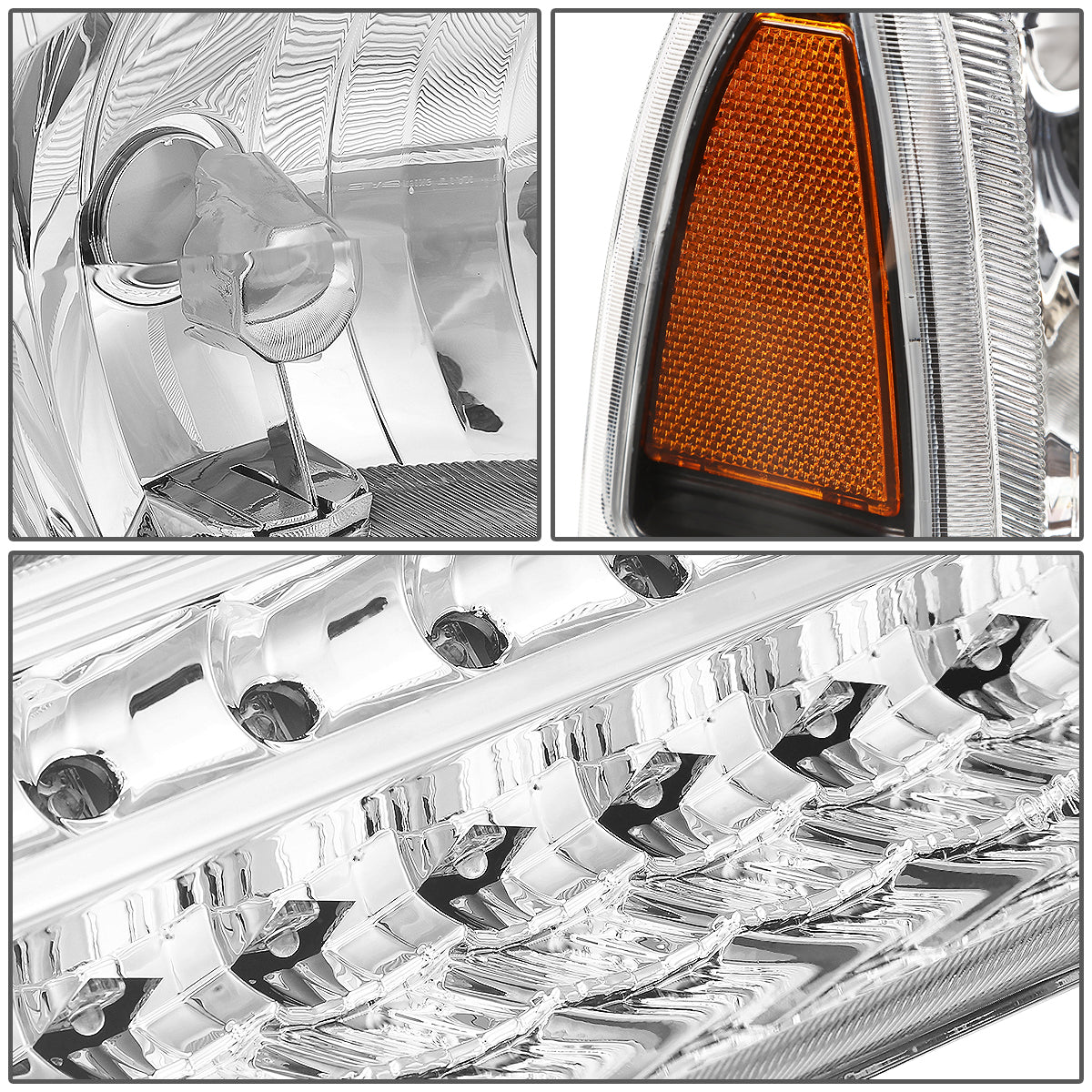 LED Turn Signal Headlights<br>99-04 Ford F-250 F-350/SD Excursion