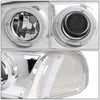 LED DRL Halo Projector Headlights<br>02-06 GMC Sierra/ Yukon XL 1500 Denali