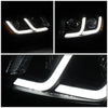 LED DRL Projector Headlights<br>14-16 Jeep Grand Cherokee Pre Facelift