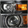 LED DRL Projector Headlights<br>14-15 Chevrolet Silverado 1500