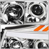 LED DRL Projector Headlights<br>04-15 Nissan Titan, 05-07 Armada