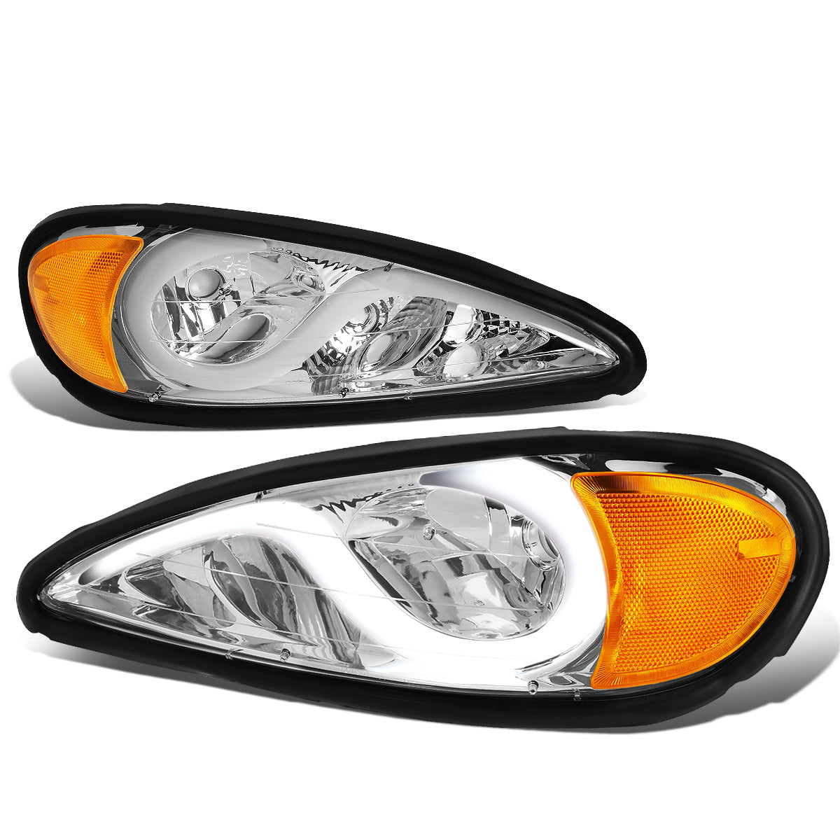 LED DRL Headlights<br>99-05 Pontiac Grand Am