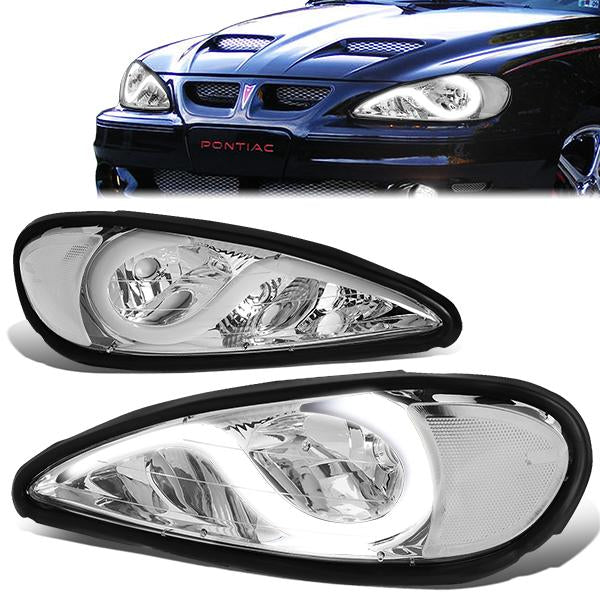 LED DRL Headlights <br>99-05 Pontiac Grand Am