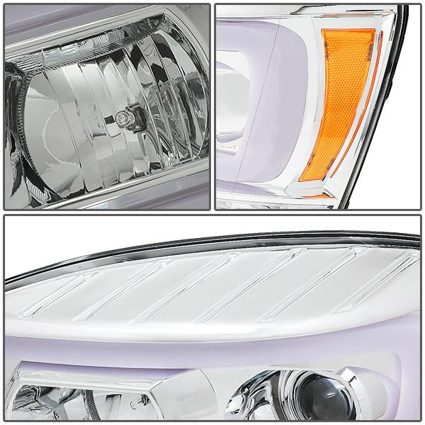 LED DRL Sequential Projector Headlights<br>06-08 Dodge Ram 1500 2500 3500