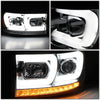 LED DRL Sequential Projector Headlights<br>06-08 Dodge Ram 1500 2500 3500