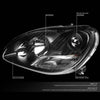 Projector Headlights<br>00-06 Mercedes Benz S430 S500 S600