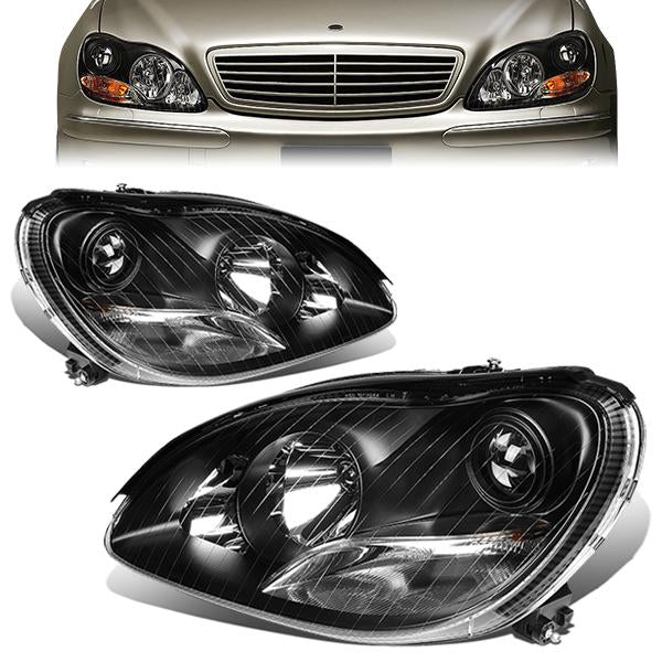 Projector Headlights<br>00-06 Mercedes Benz S430 S500 S600