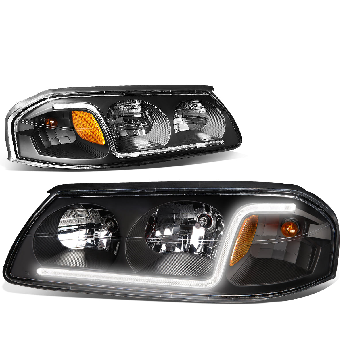 LED DRL Headlights<br>00-05 Chevy Impala