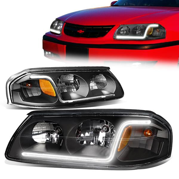 LED DRL Headlights<br>00-05 Chevy Impala