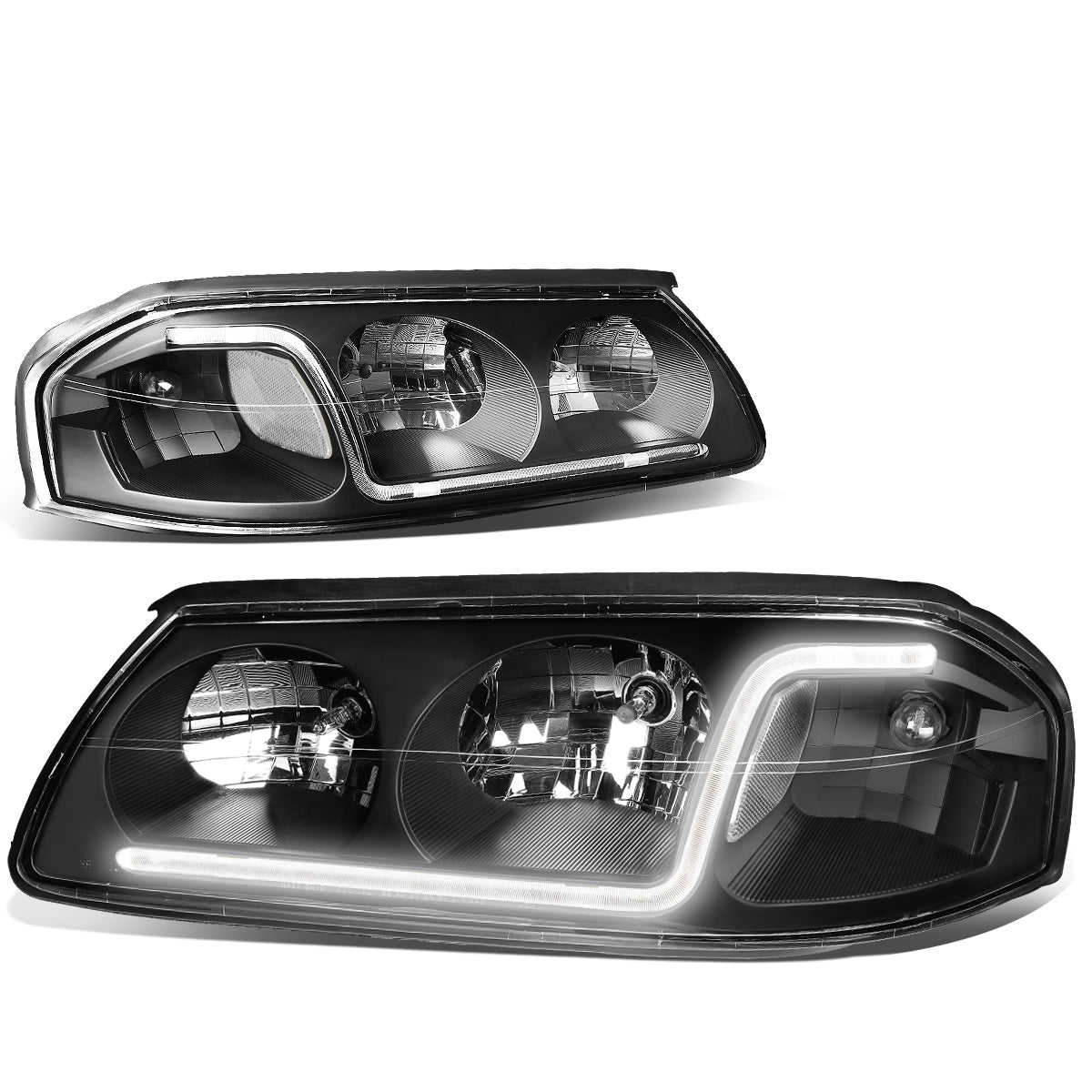 LED DRL Headlights<br>00-05 Chevy Impala