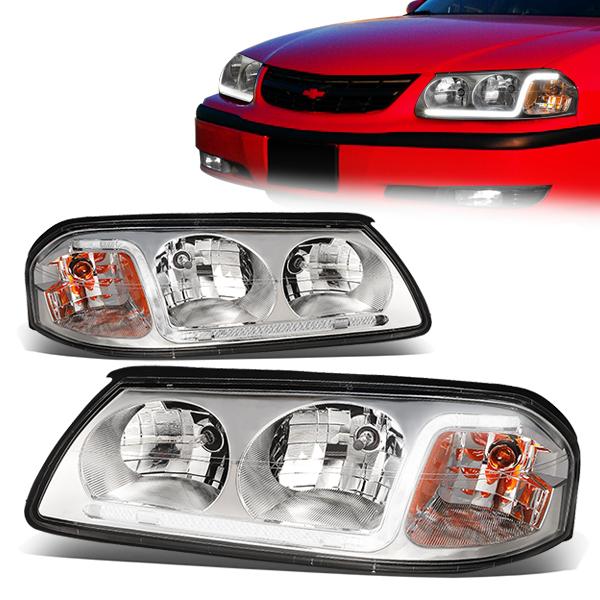 LED DRL Headlights<br>00-05 Chevy Impala