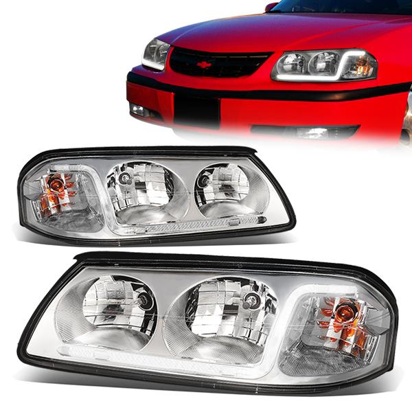 LED DRL Headlights<br>00-05 Chevy Impala