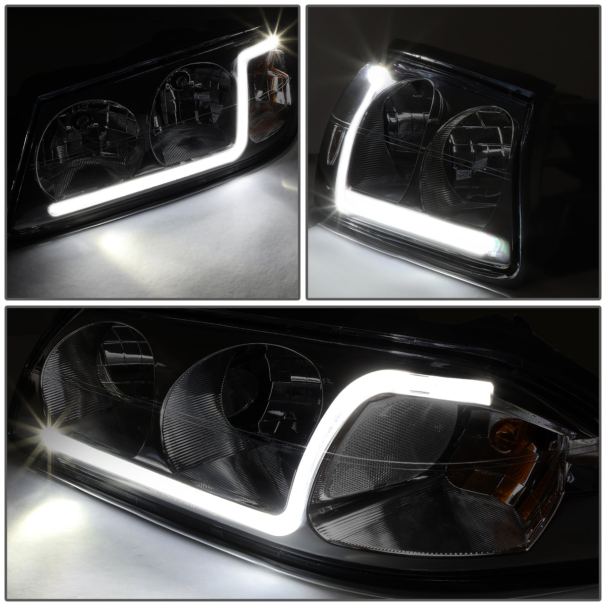 LED DRL Headlights<br>00-05 Chevy Impala