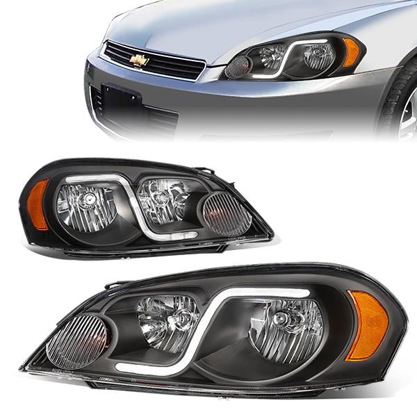 LED DRL Headlights<br>06-07 Chevy Monte Carlo, 06-13 Impala