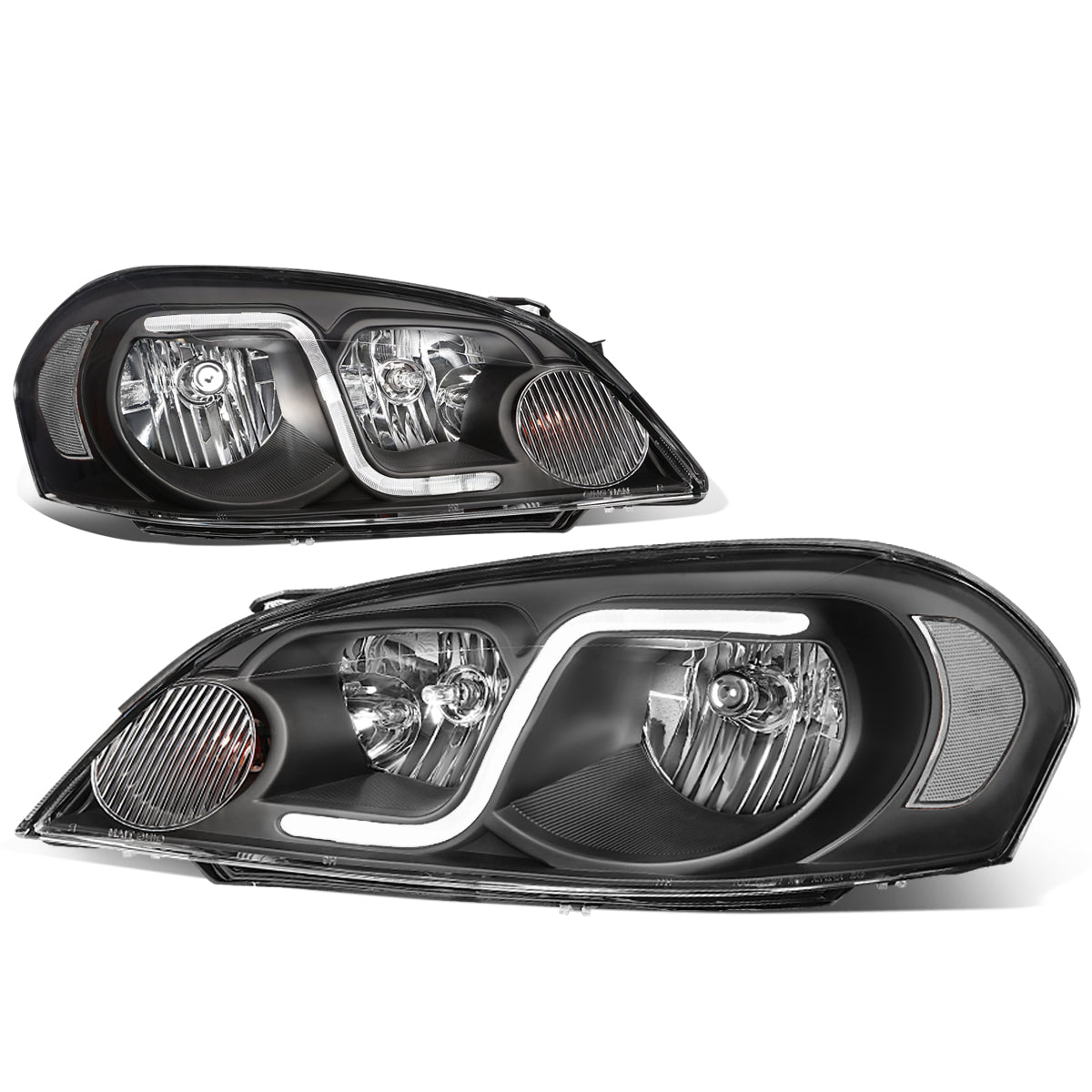 LED DRL Headlights<br>06-07 Chevy Monte Carlo, 06-13 Impala