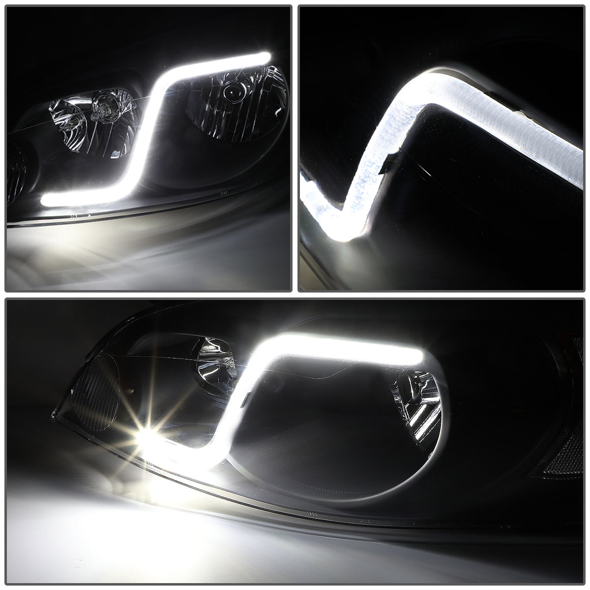 LED DRL Headlights<br>06-07 Chevy Monte Carlo, 06-13 Impala