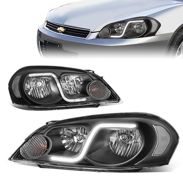 LED DRL Headlights<br>06-07 Chevy Monte Carlo, 06-13 Impala