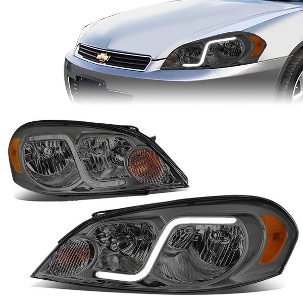 LED DRL Headlights<br>06-07 Chevy Monte Carlo, 06-13 Impala