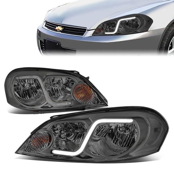 LED DRL Headlights<br>06-07 Chevy Monte Carlo, 06-13 Impala